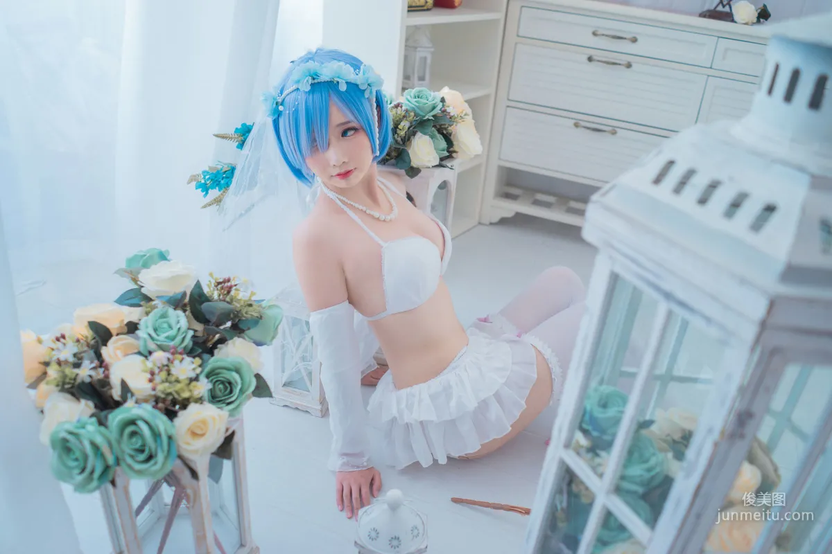 面餅仙兒《花嫁蕾姆》 [福利COSPLAY] 寫真集 10