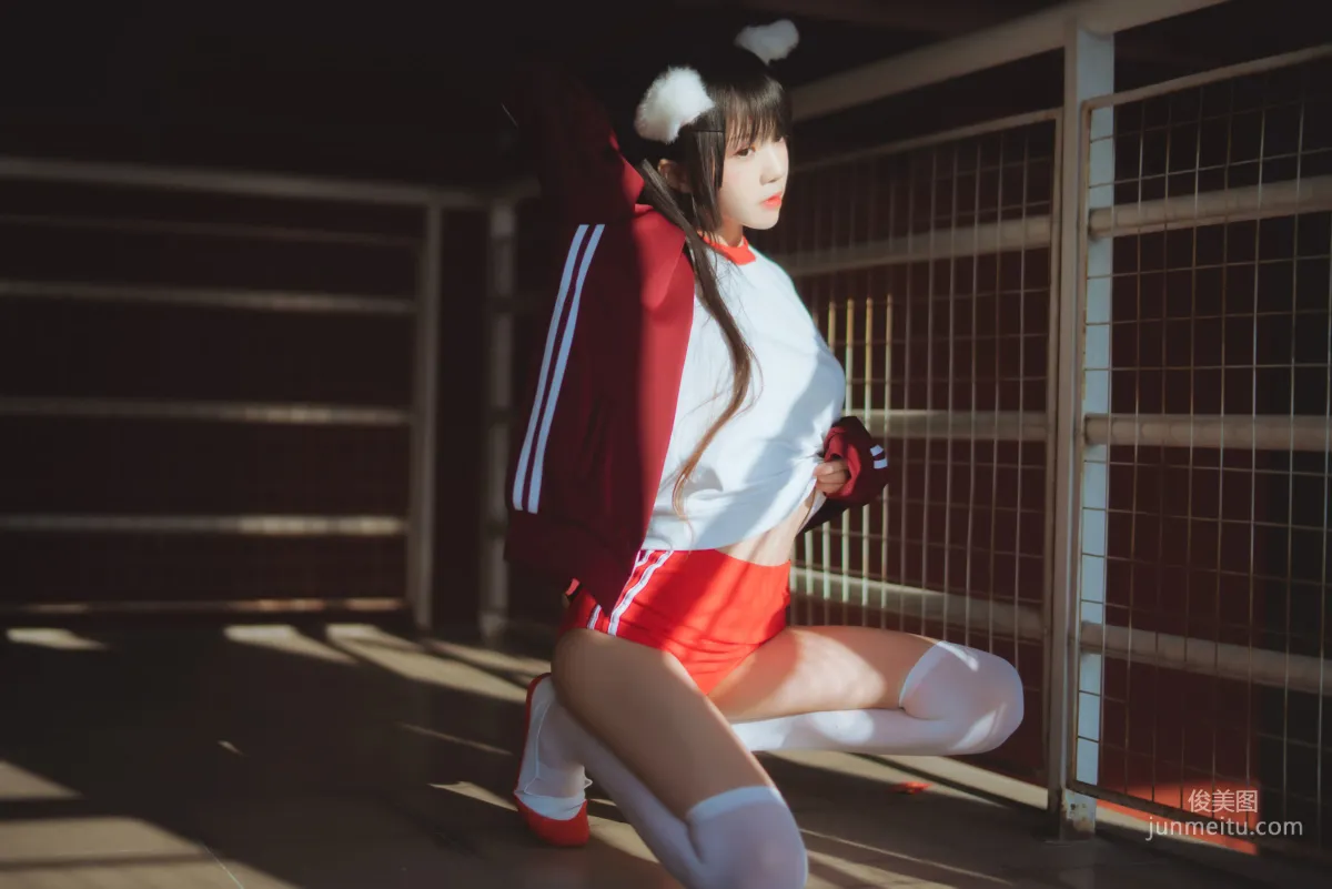 桜桃喵《紅色體操服》 [COSPLAY美女] 寫真集 8