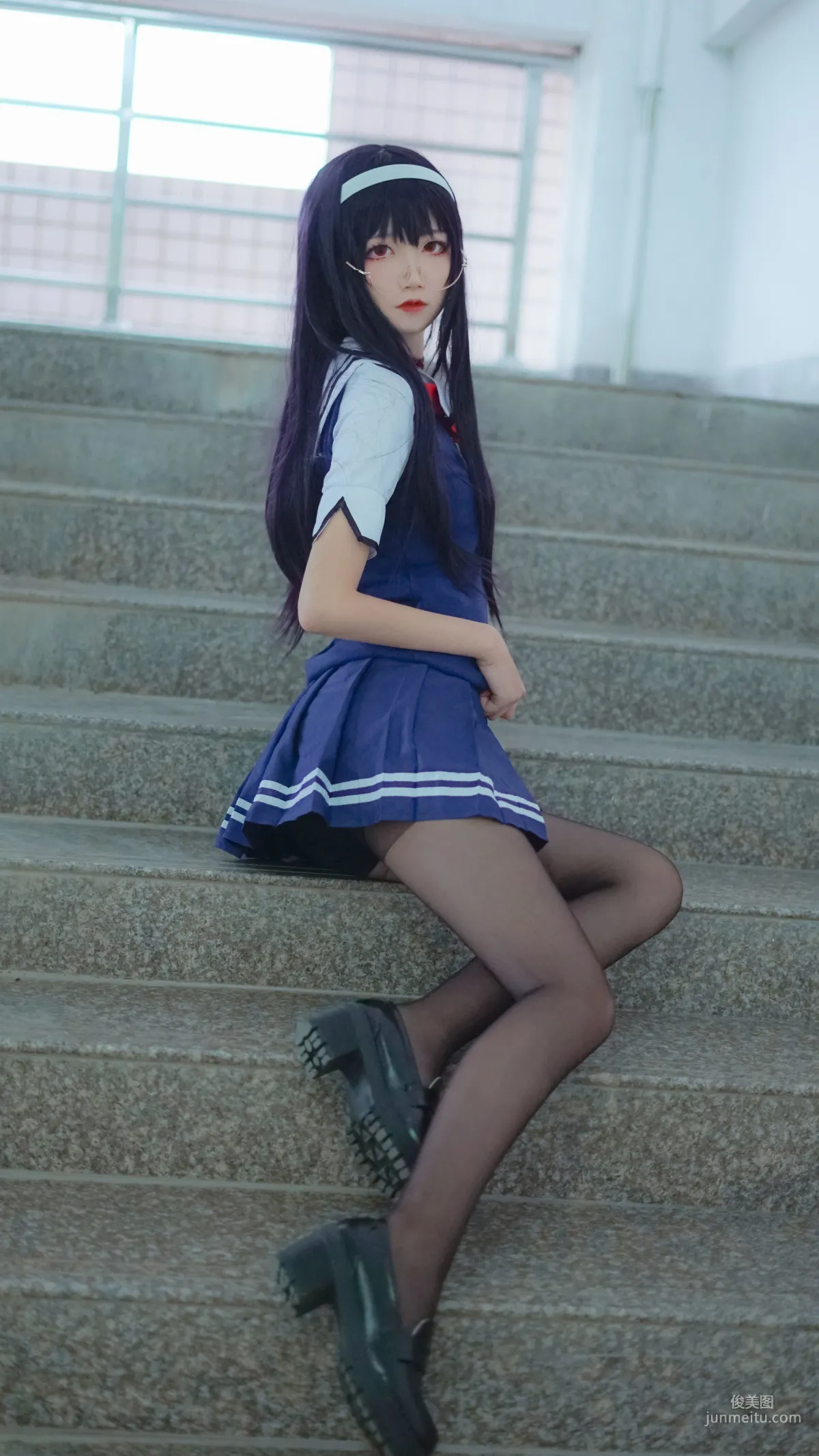 清純少女五更百鬼《學姐校服》 [COSPLAY美女] 寫真集 22