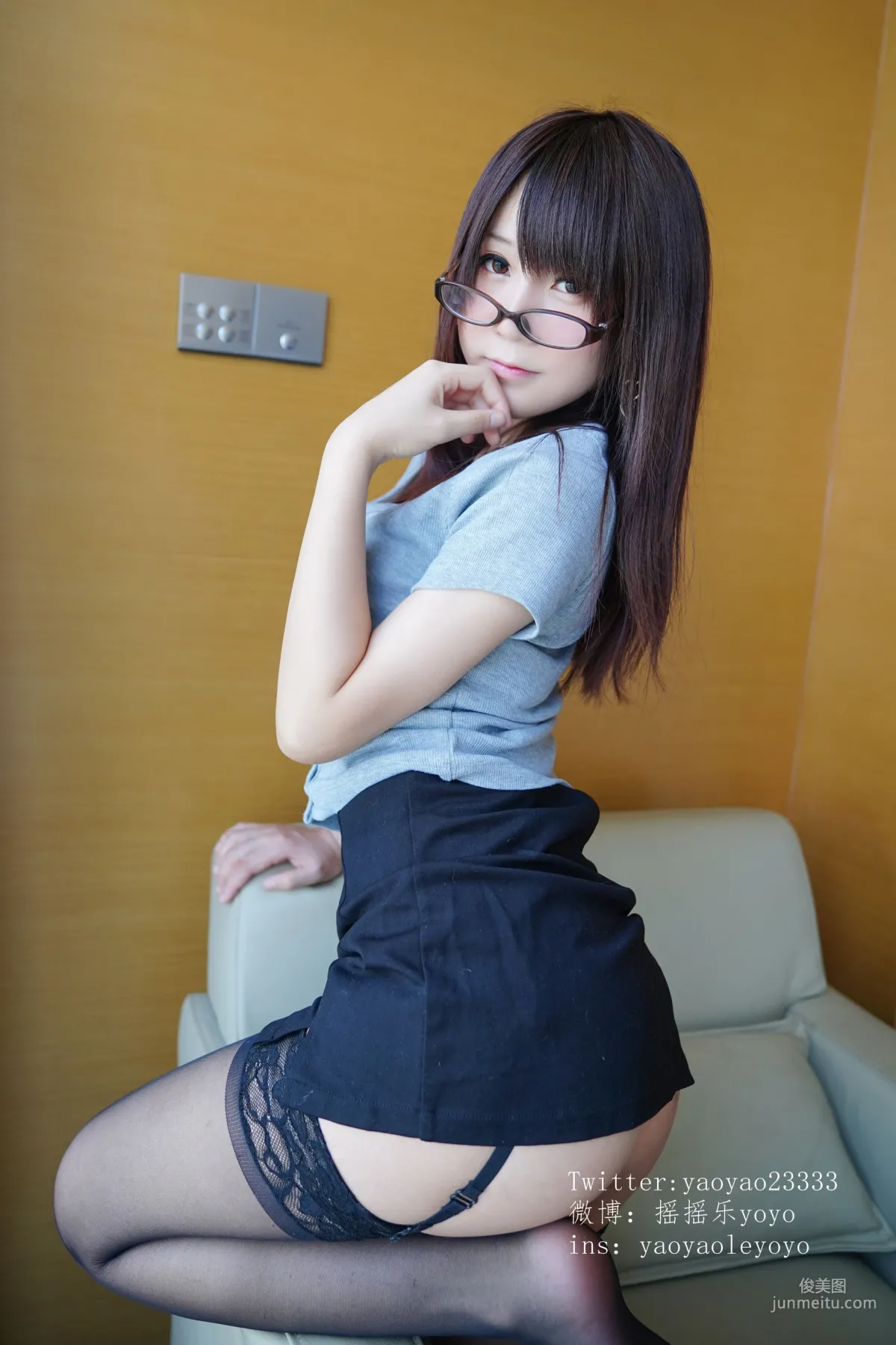 COSER搖搖樂yoyo《制服禦姐》 [COSPLAY福利] 寫真集 41