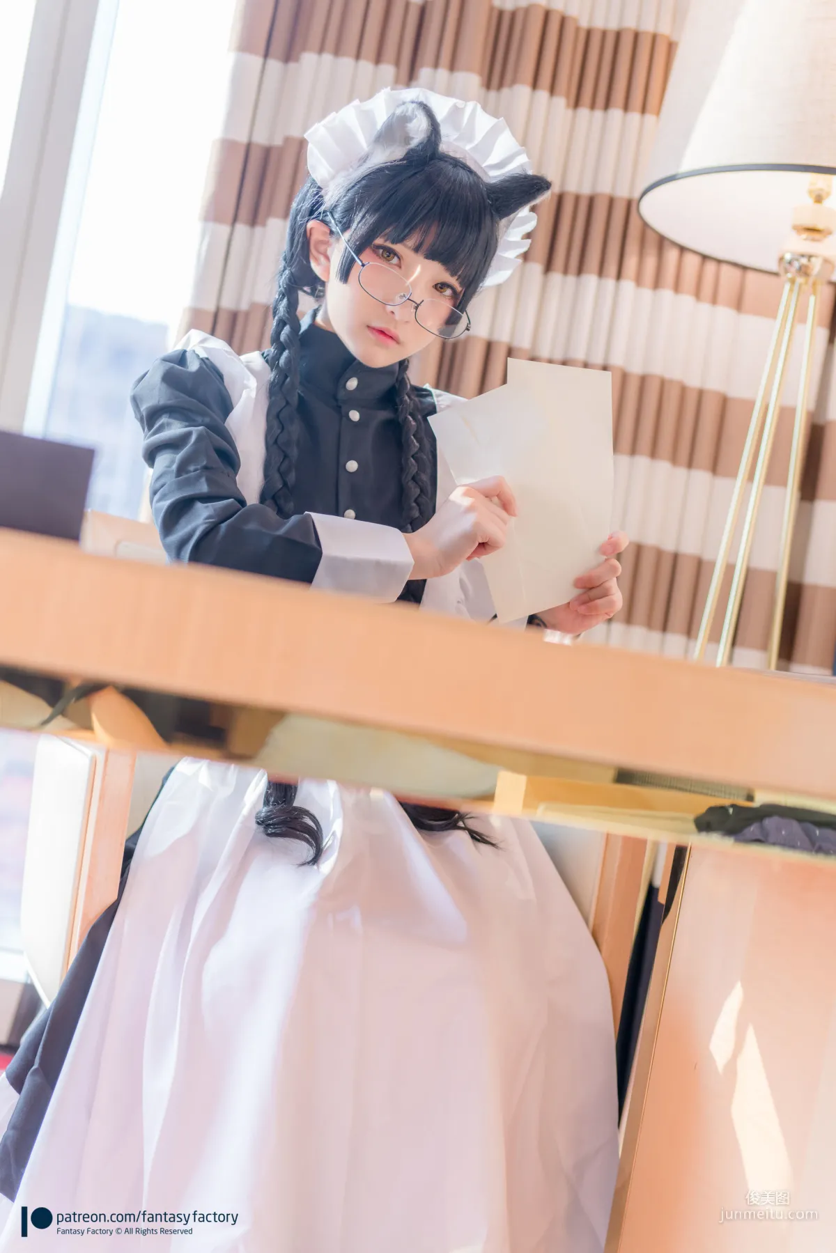 COSER小丁《黑猫女仆》 [Fantasy Factory] 写真集29