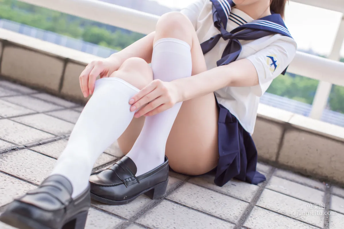 COSER雯妹《JK+白絲+死庫水》 [COSPLAY福利] 寫真集 9
