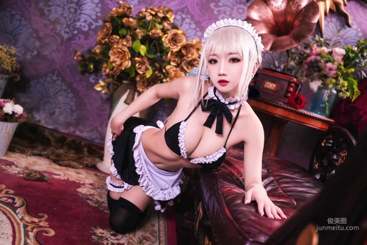 鬼畜瑤在不在w《黑絲女仆》 [COSPLAY福利] 寫真集 24
