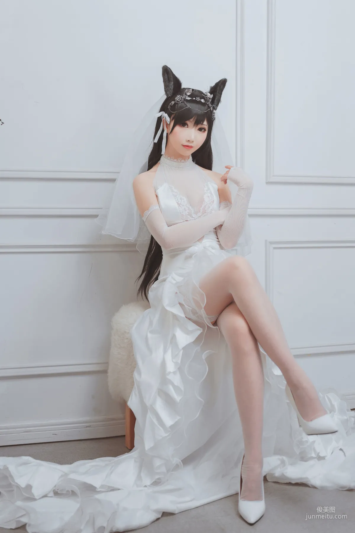 面餅仙兒《愛宕花嫁》 [福利COSPLAY] 寫真集 11