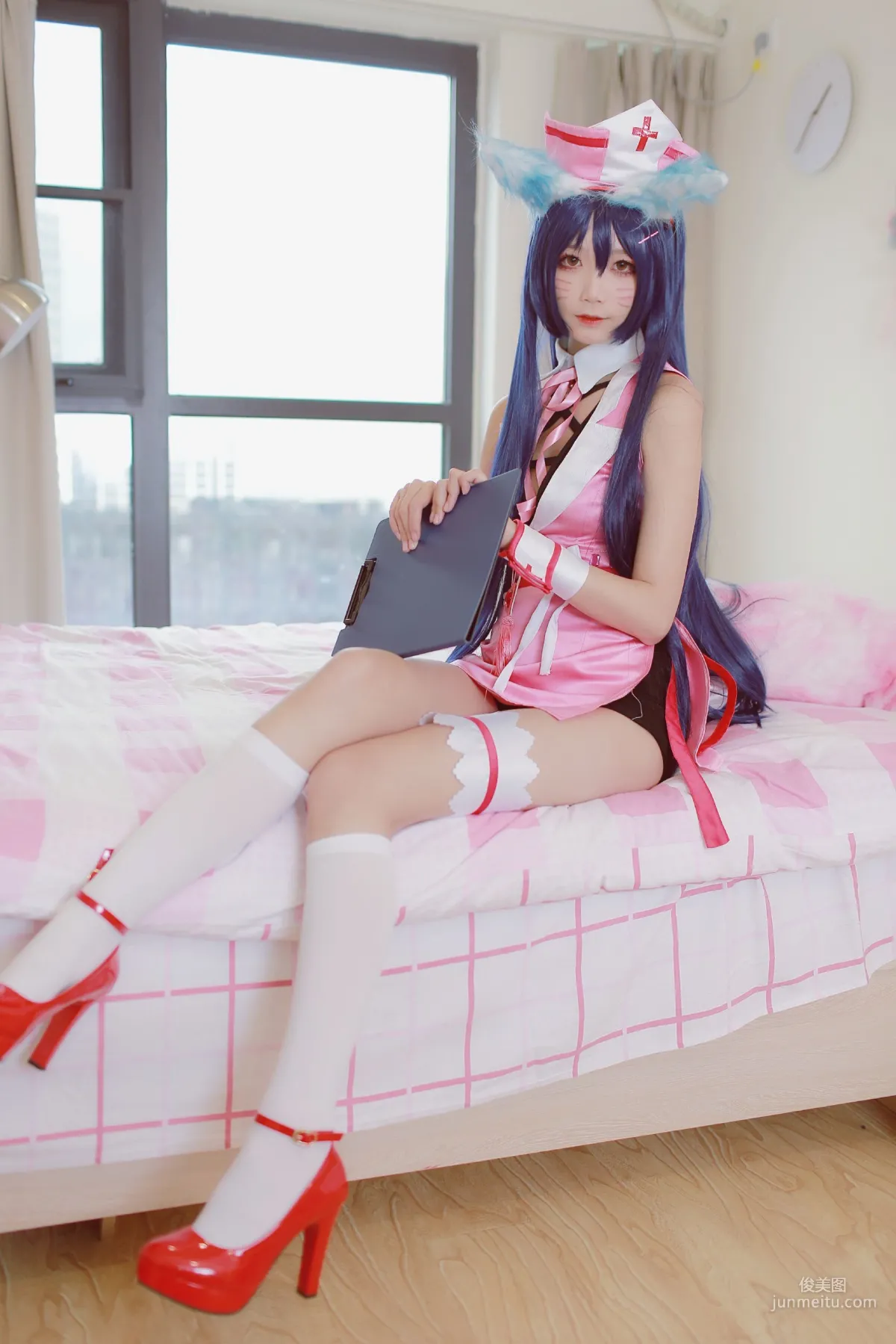 清純少女五更百鬼《阿狸護士服》 [COSPLAY美女] 寫真集 12