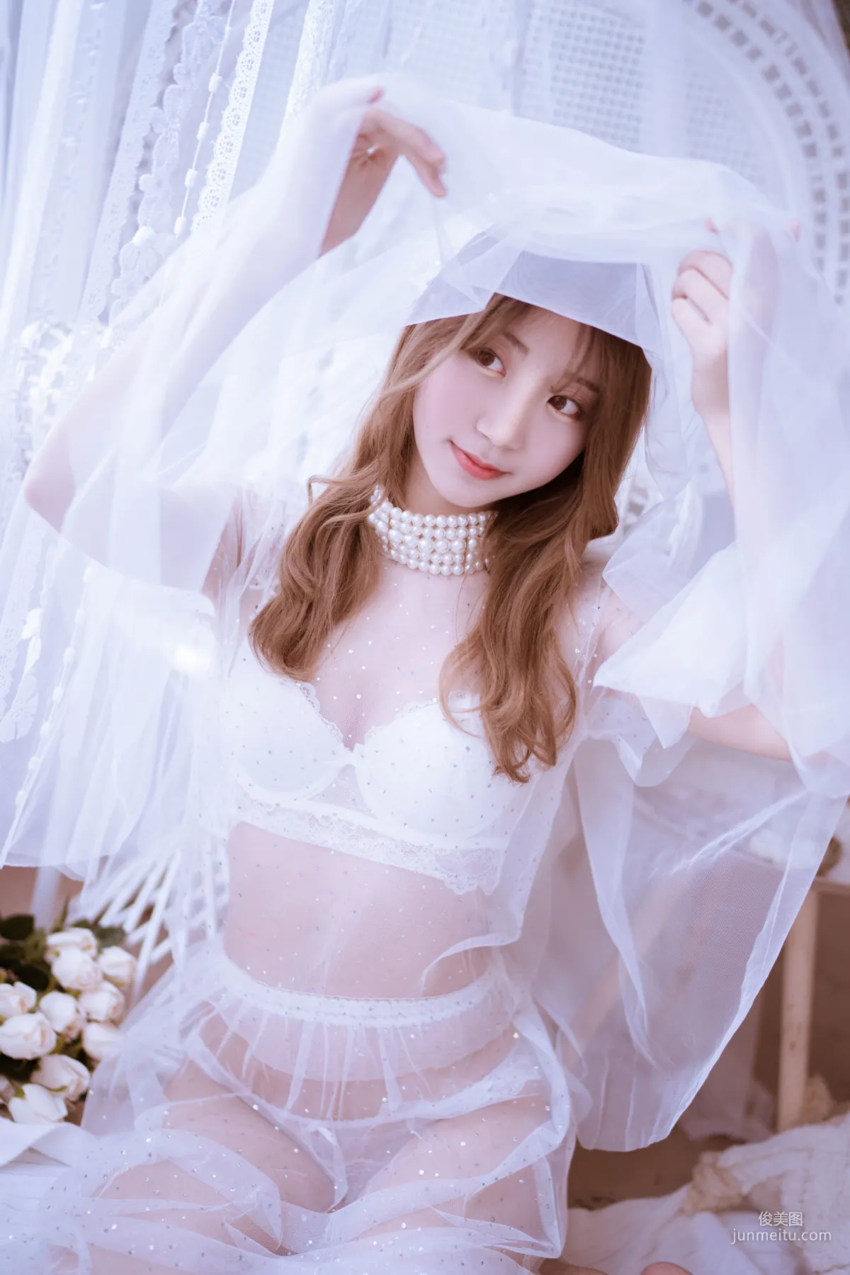 COSER黑川《年上彼女 婚紗+毛衣》 [COSPLAY少女] 寫真集 15