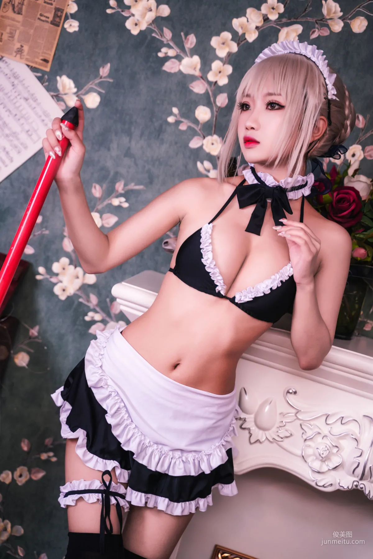 鬼畜瑤在不在w《黑絲女仆》 [COSPLAY福利] 寫真集 13