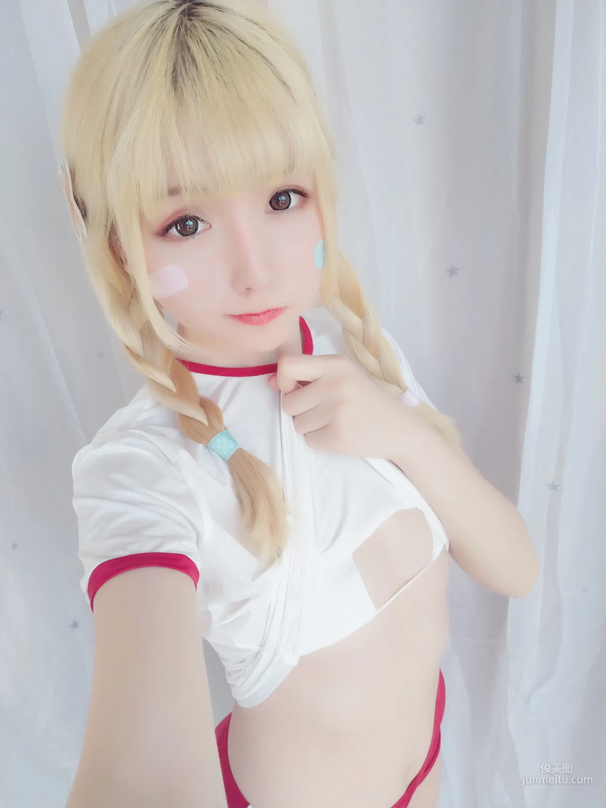 星之遲遲 《弱氣學園包》 [福利COSPLAY] 寫真集 56