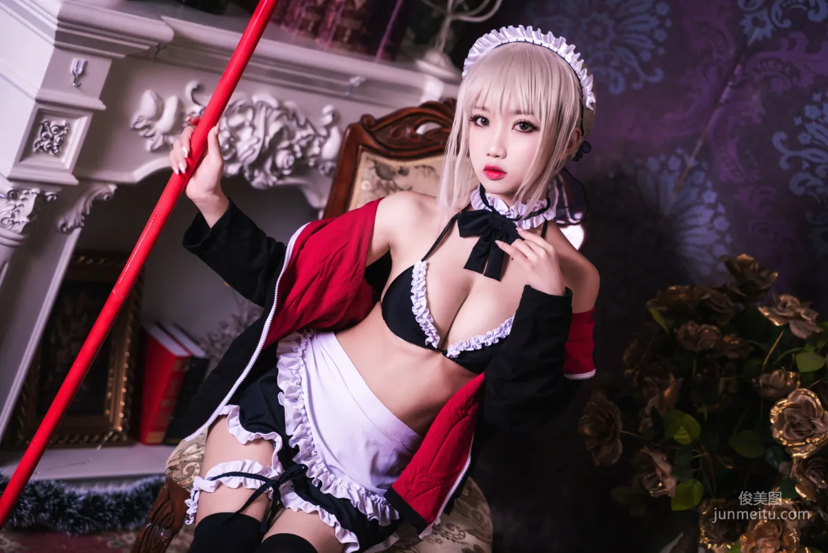 鬼畜瑤在不在w《黑絲女仆》 [COSPLAY福利] 寫真集 2