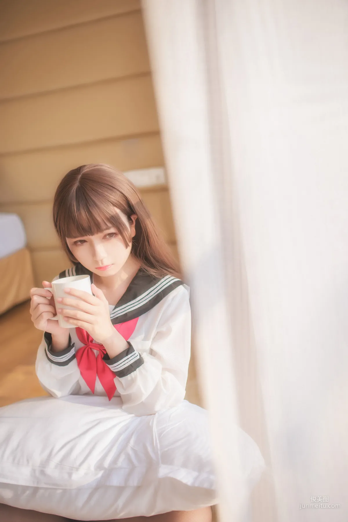 白金Saki《半透明水手服》[COSPLAY福利] 寫真集 11