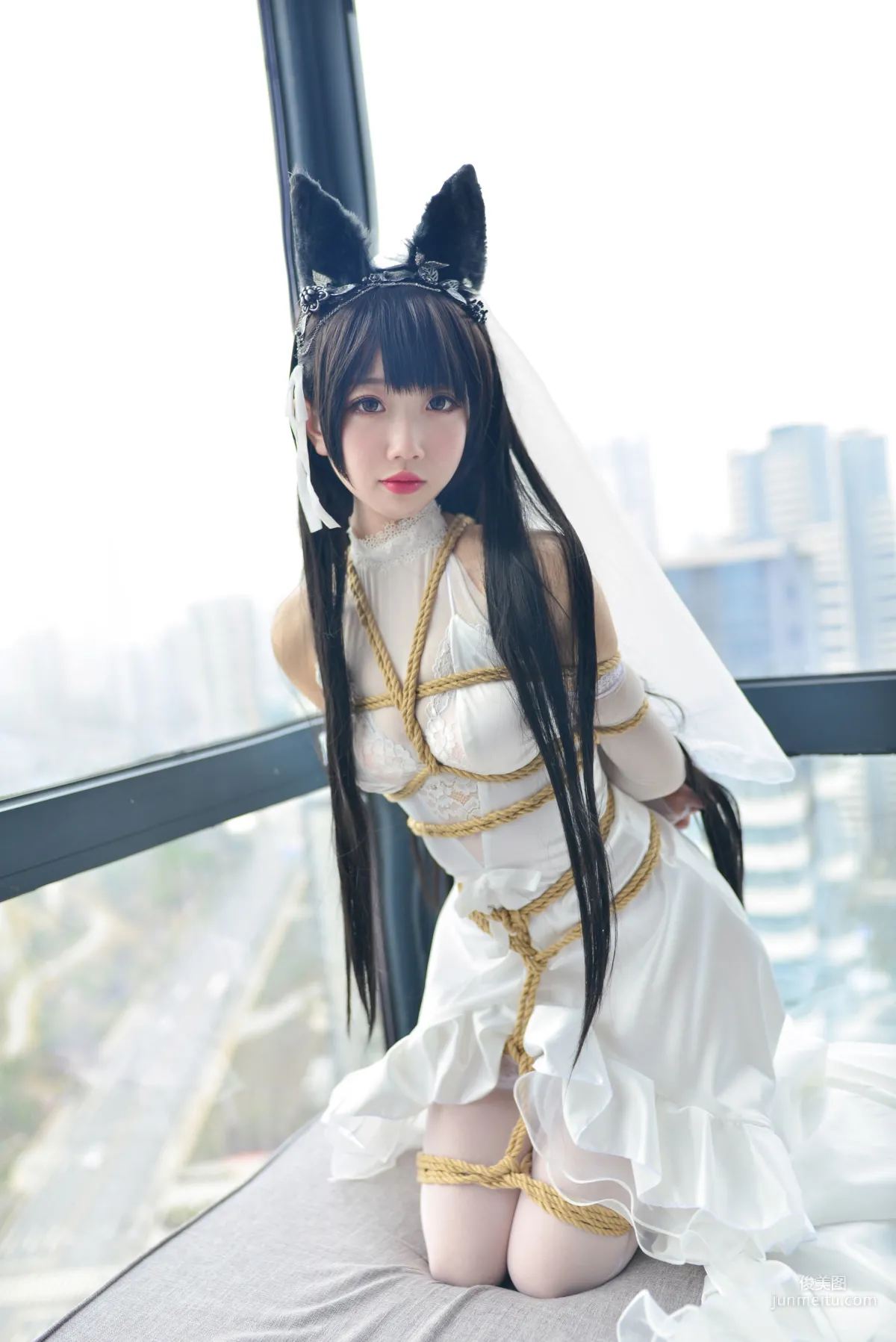雪琪SAMA《愛宕婚紗》 [福利COSPLAY] 寫真集 38