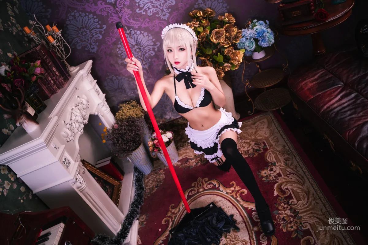 鬼畜瑤在不在w《黑絲女仆》 [COSPLAY福利] 寫真集 16