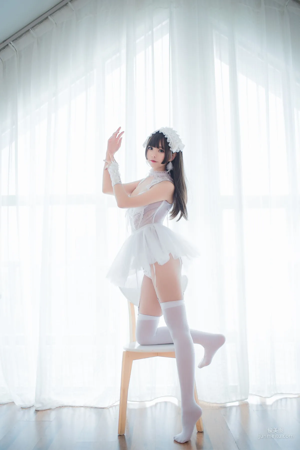 小野妹子w《白色紗裙+蕾姆護士+蕾姆兔女郎》 [COSPLAY美女] 寫真集 5