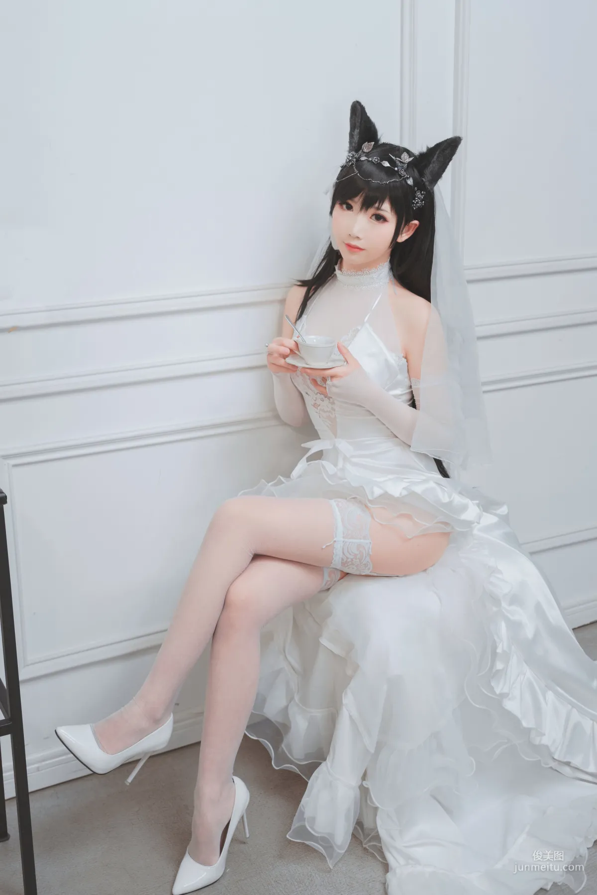面餅仙兒《愛宕花嫁》 [福利COSPLAY] 寫真集 22