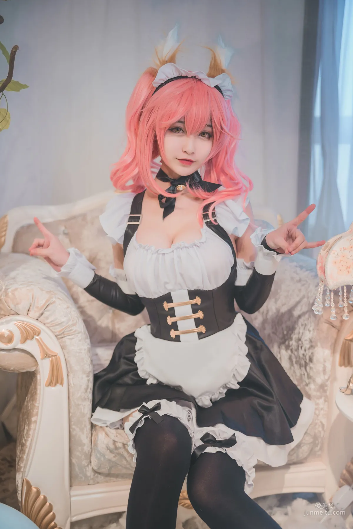 COSER鬼畜瑤 《玉藻前女仆》 [COSPLAY福利] 寫真集 2