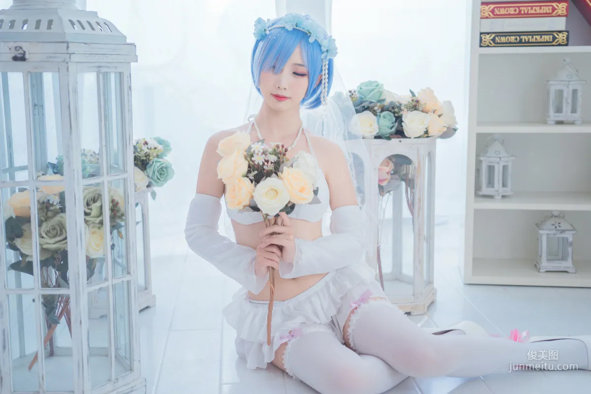 面饼仙儿《花嫁蕾姆》 [福利COSPLAY] 写真集9