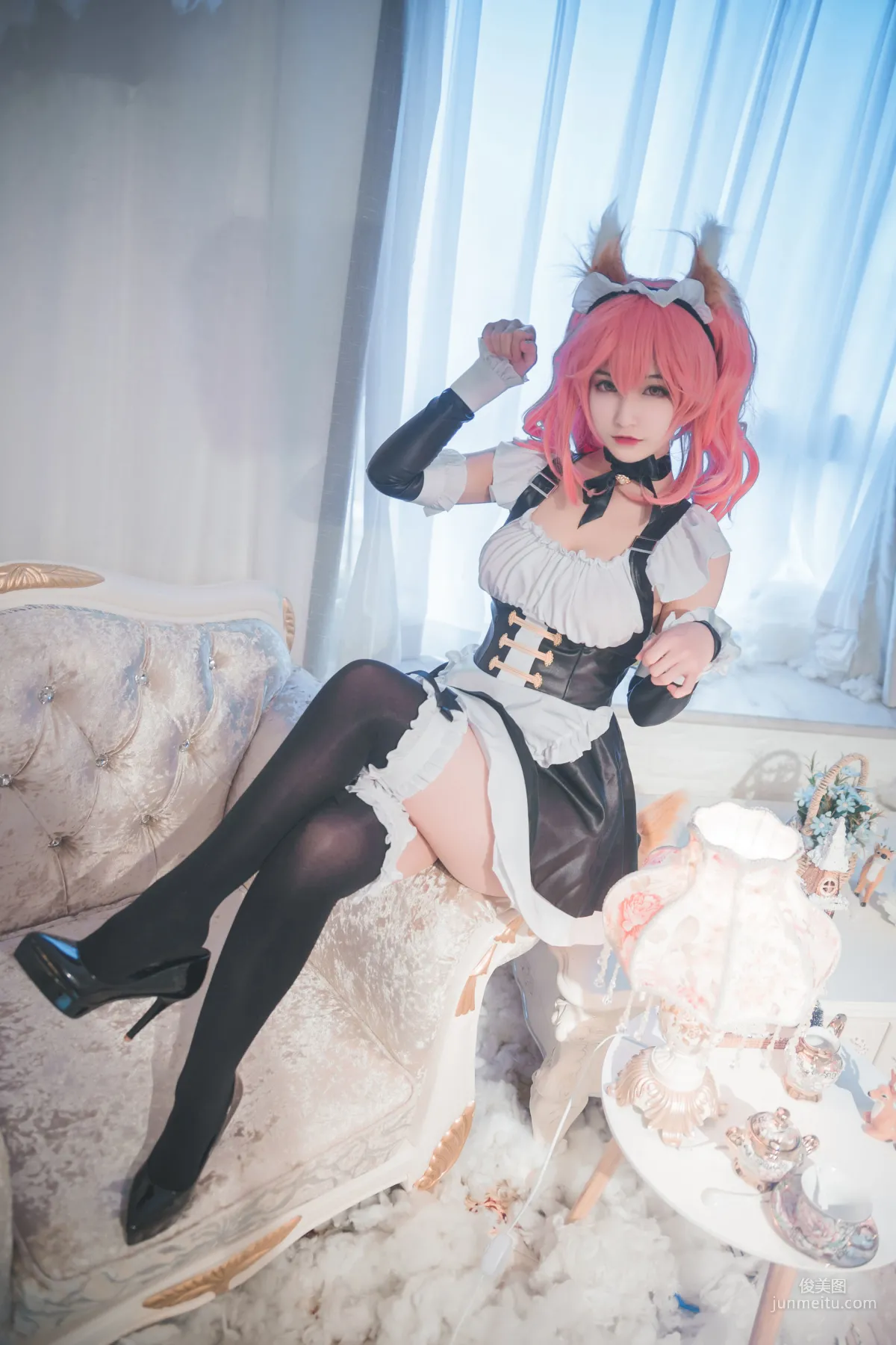 COSER鬼畜瑤 《玉藻前女仆》 [COSPLAY福利] 寫真集 14