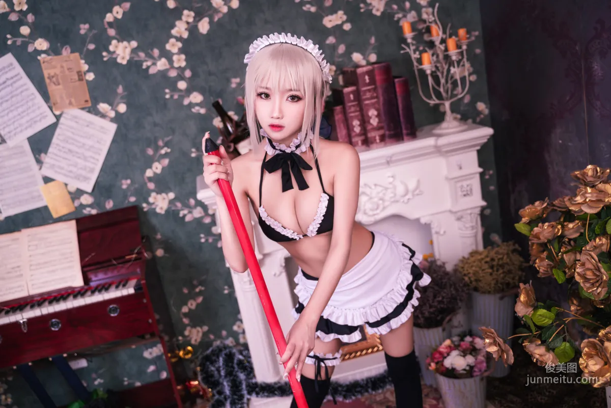 鬼畜瑤在不在w《黑絲女仆》 [COSPLAY福利] 寫真集 9