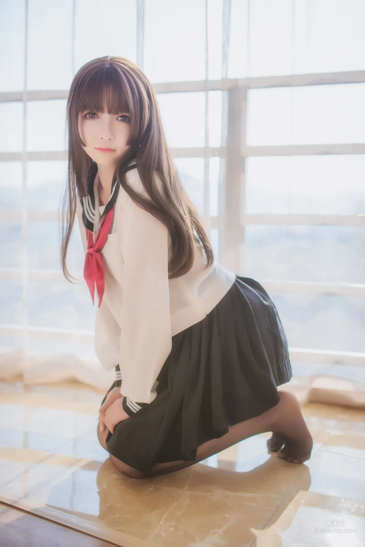 白金Saki《半透明水手服》[COSPLAY福利] 寫真集 5