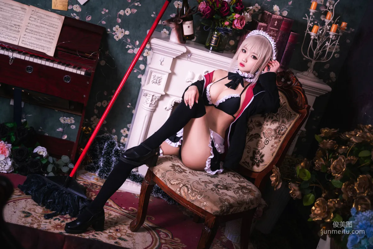 鬼畜瑤在不在w《黑絲女仆》 [COSPLAY福利] 寫真集 4