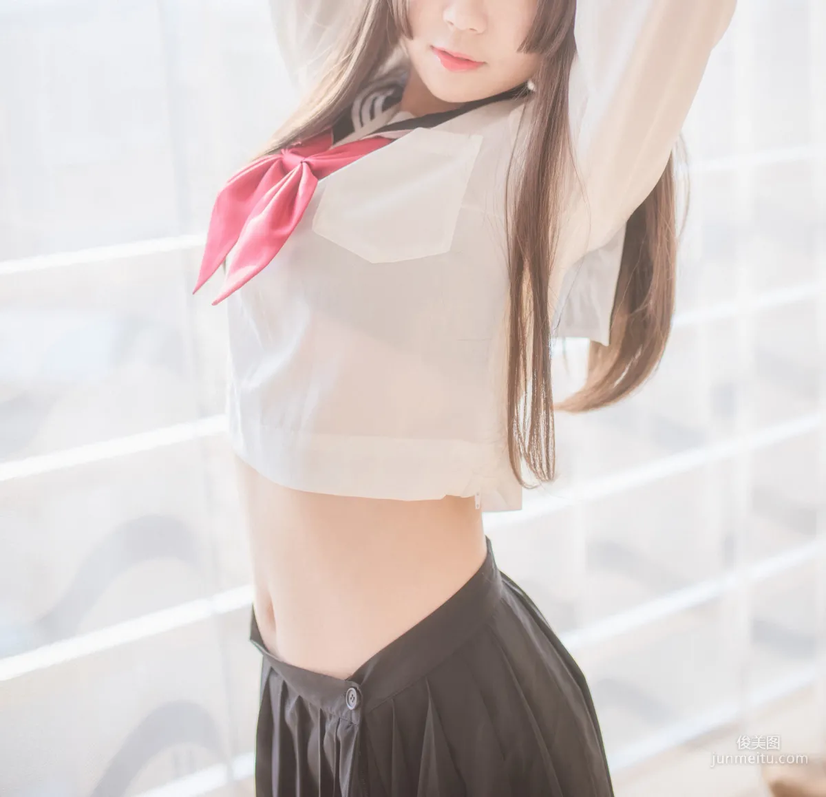 白金Saki《半透明水手服》[COSPLAY福利] 寫真集 8