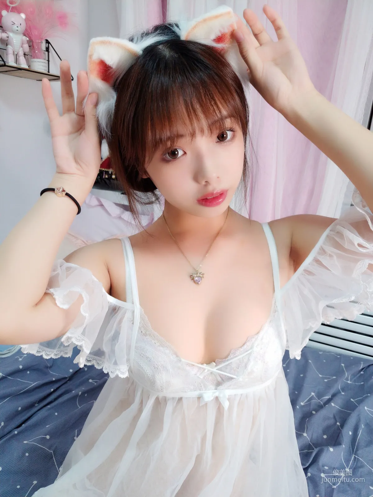 雯妹不講道理《自拍本（1号本）白貓》 [COSPLAY福利] 寫真集 21