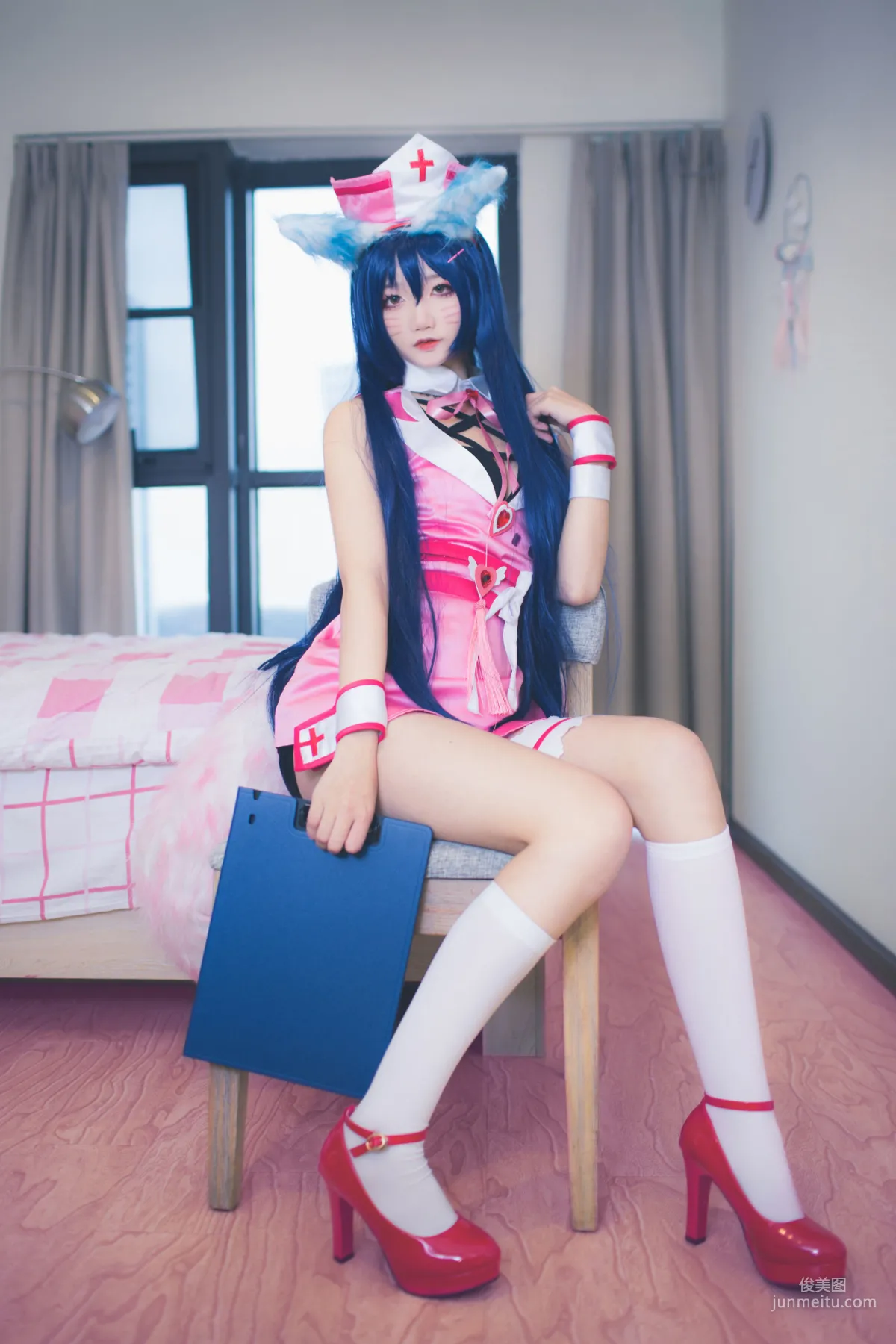 清純少女五更百鬼《阿狸護士服》 [COSPLAY美女] 寫真集 32