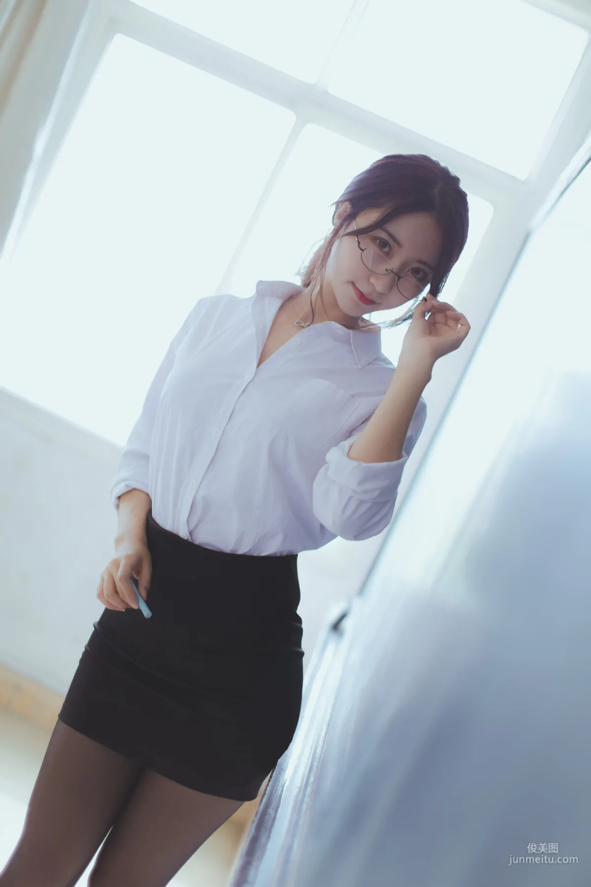 COSER黑川《黑絲教師》 [COSPLAY福利] 寫真集 14