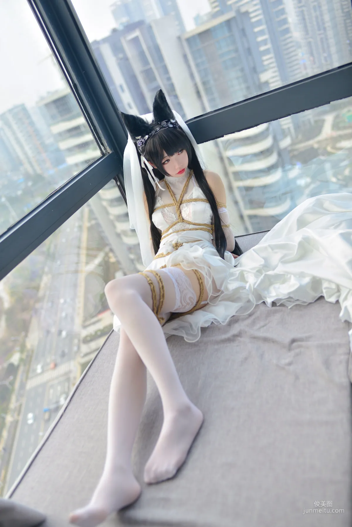 雪琪SAMA《愛宕婚紗》 [福利COSPLAY] 寫真集 30