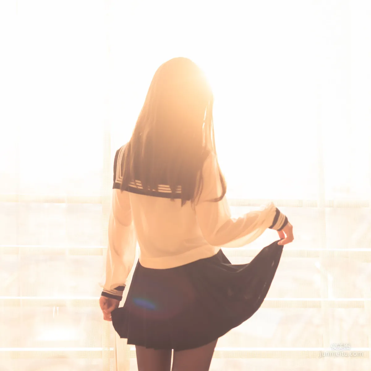 白金Saki《半透明水手服》[COSPLAY福利] 寫真集 36