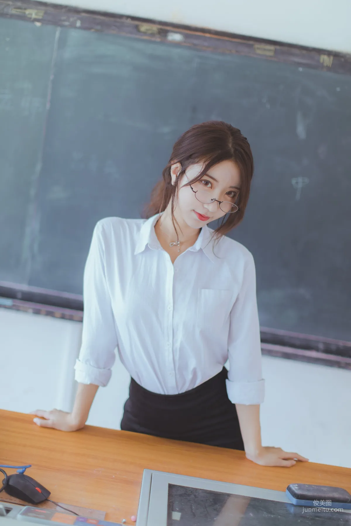 COSER黑川《黑絲教師》 [COSPLAY福利] 寫真集 23