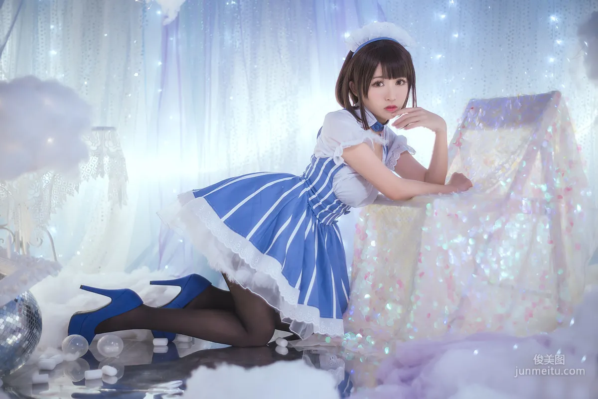 鳗鱼霏儿《加藤惠+女仆》  [COSPLAY美女] 写真集12