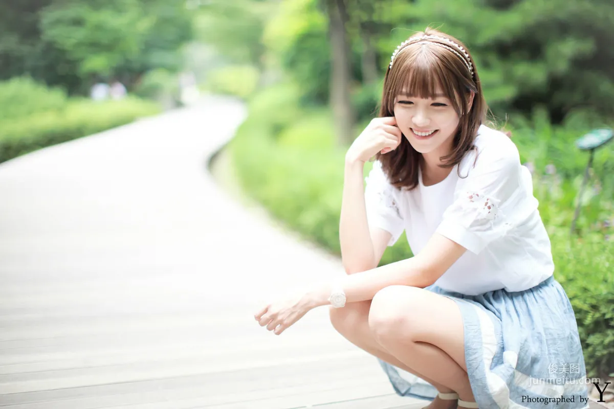 李恩慧《公園短裙外拍》 [韓國美女] 寫真集 17