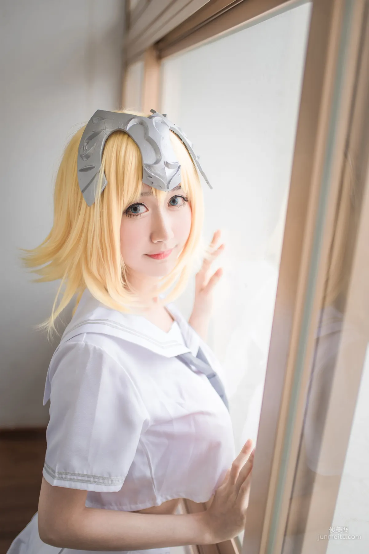 木绵绵《贞德（白）》  [COSER美女] 写真集9