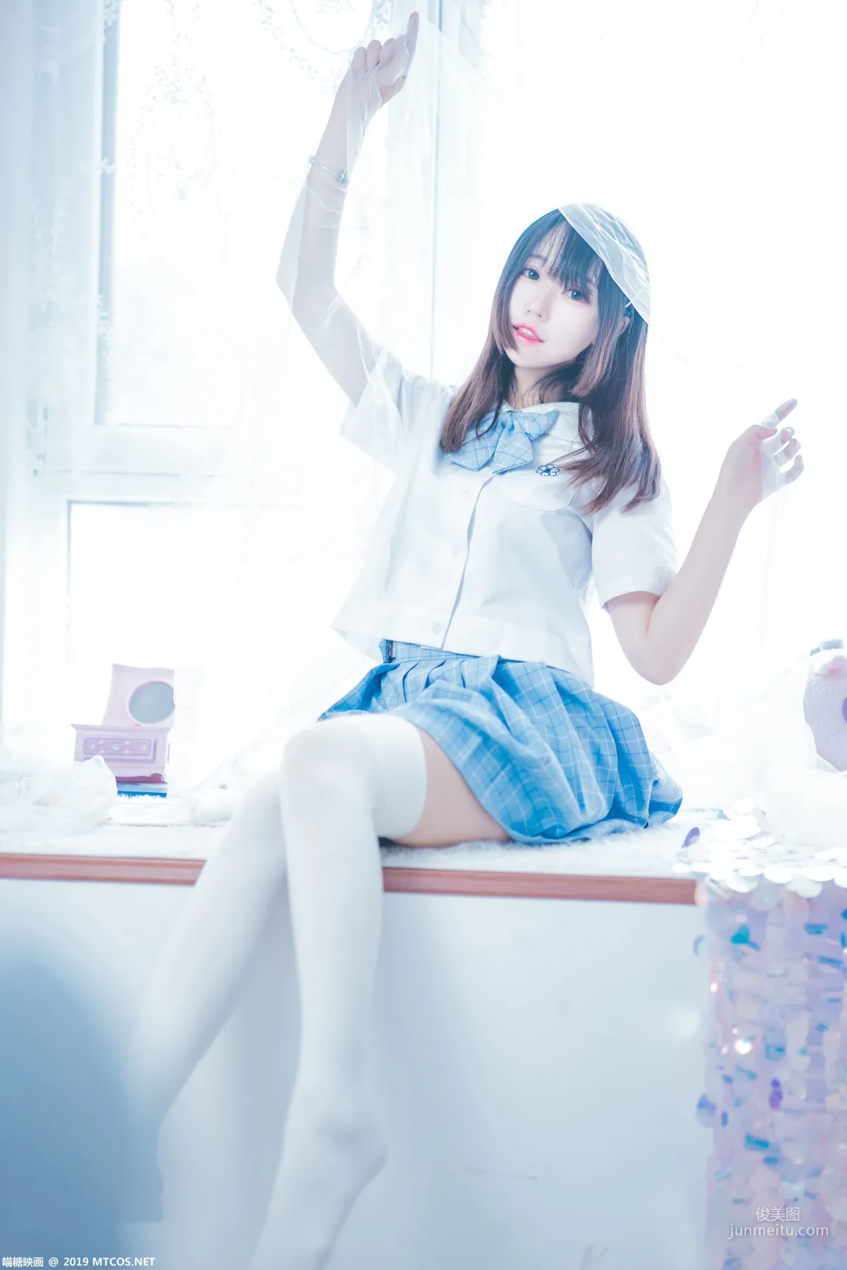 《蓝白梦幻少女》 [喵糖映画] VOL.019 写真集5