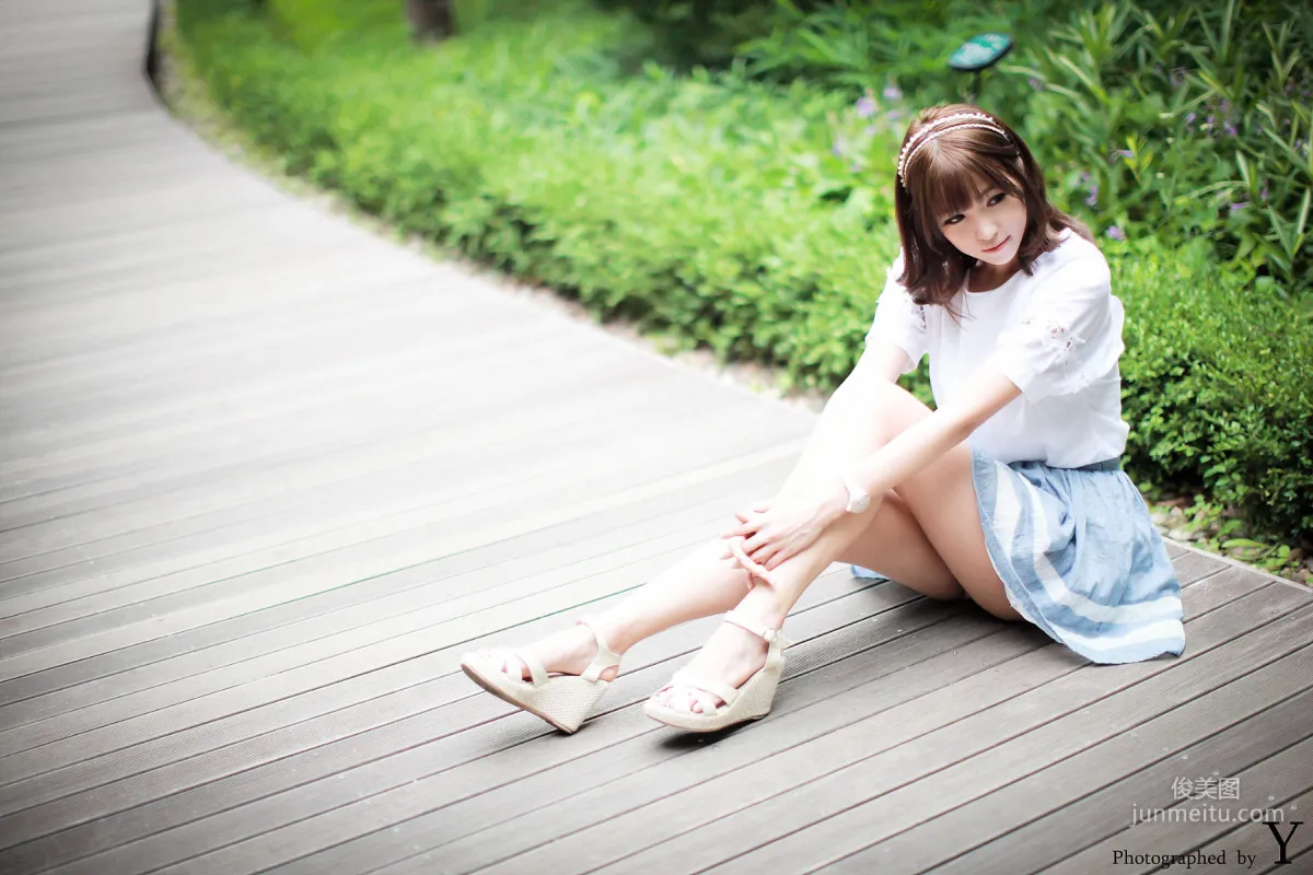 李恩慧《公園短裙外拍》 [韓國美女] 寫真集 59