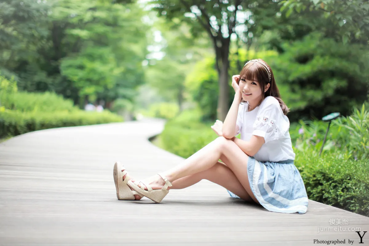 李恩慧《公園短裙外拍》 [韓國美女] 寫真集 42