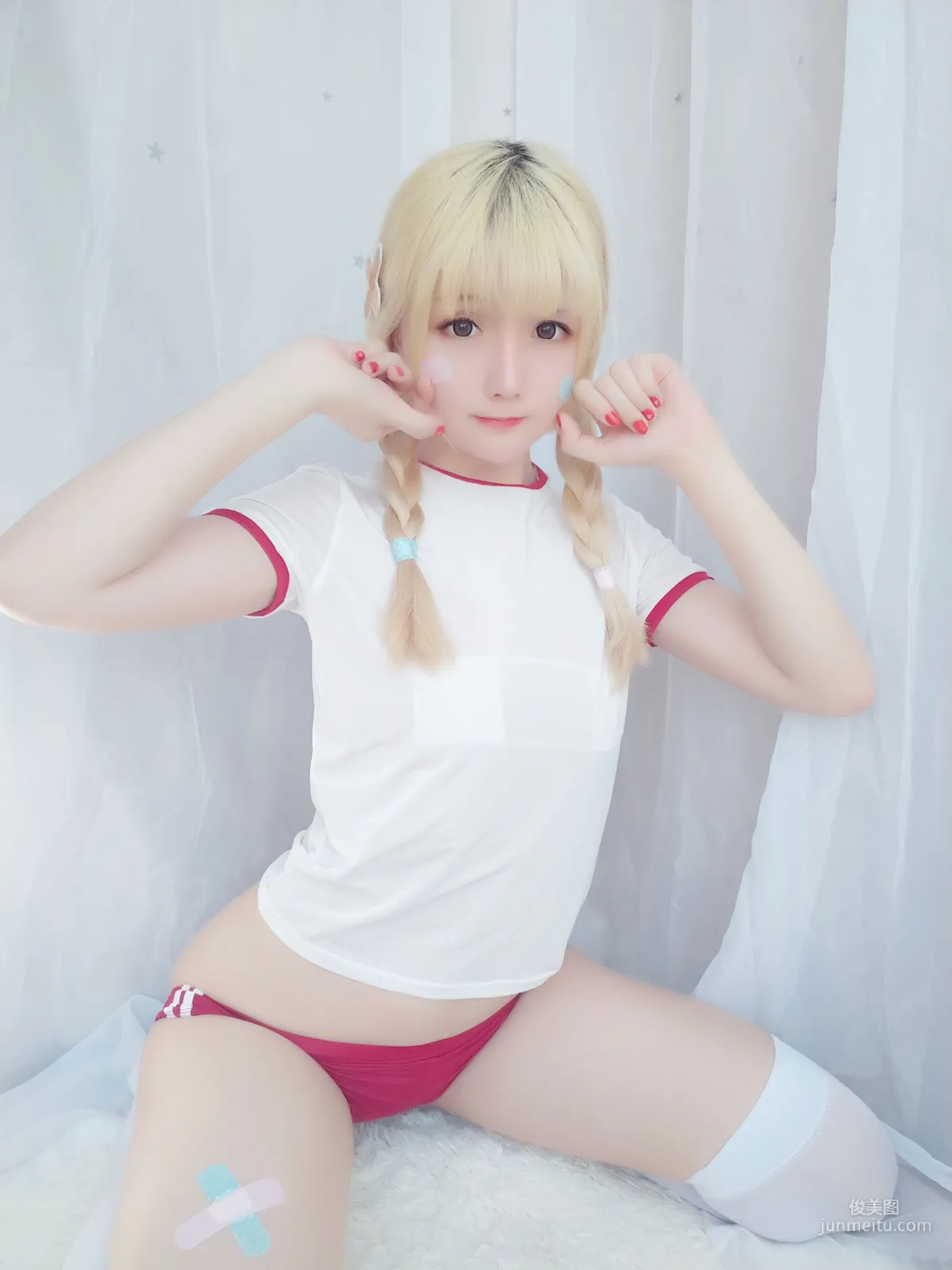 星之遲遲 《弱氣學園包》 [福利COSPLAY] 寫真集 14
