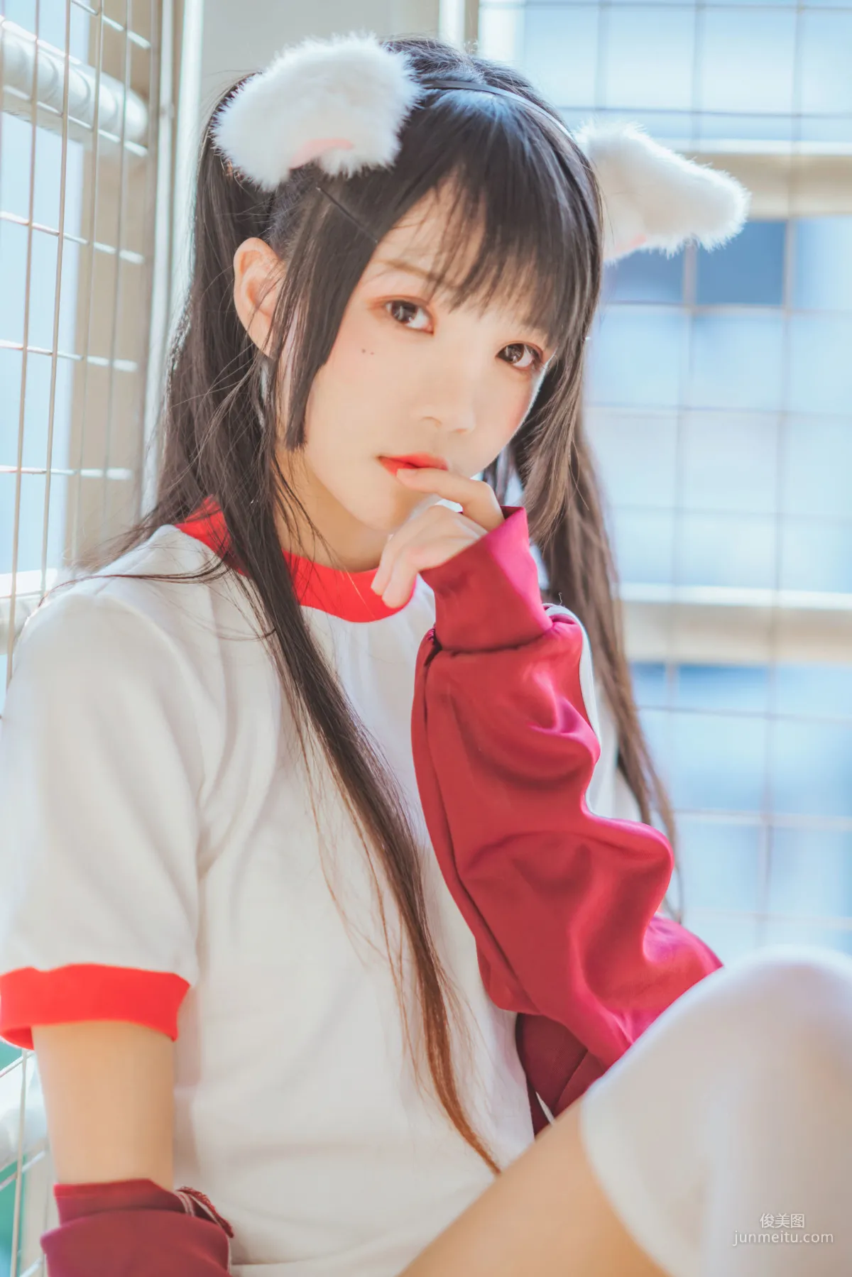 桜桃喵《紅色體操服》 [COSPLAY美女] 寫真集 27