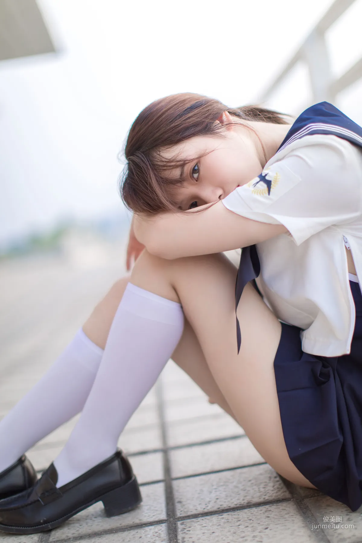 COSER雯妹《JK+白絲+死庫水》 [COSPLAY福利] 寫真集 6