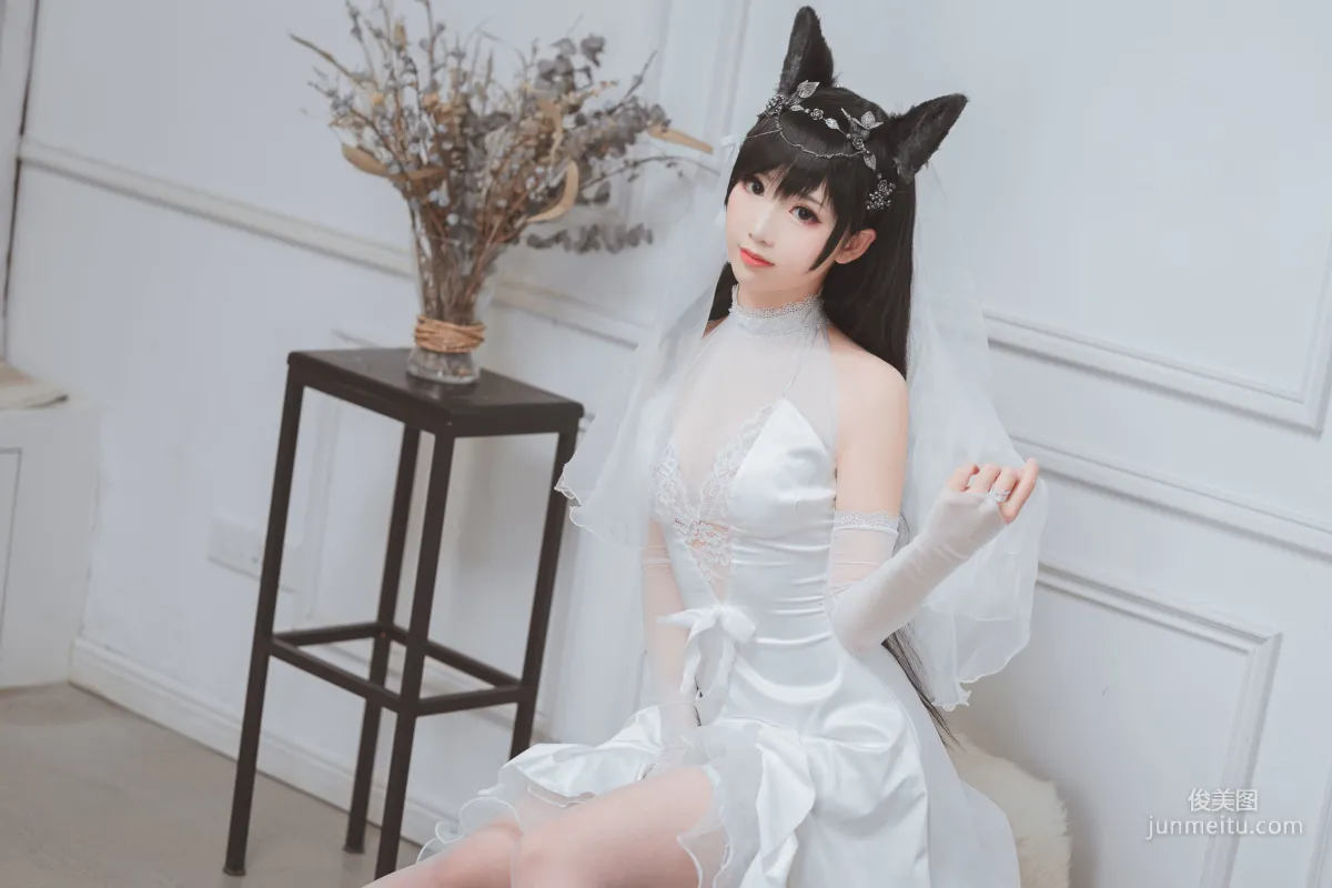 面餅仙兒《愛宕花嫁》 [福利COSPLAY] 寫真集 12