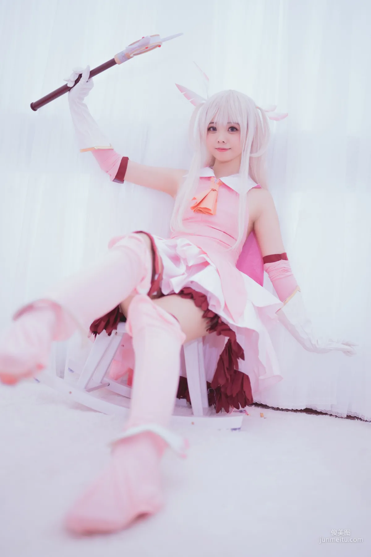 小野妹子w《貓系泳衣+魔法少女伊莉雅》 [COSPLAY美女] 寫真集 17