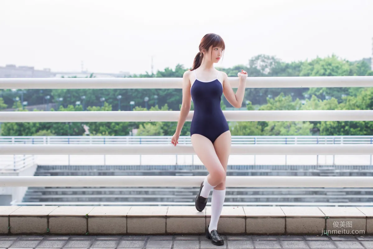 COSER雯妹《JK+白絲+死庫水》 [COSPLAY福利] 寫真集 20