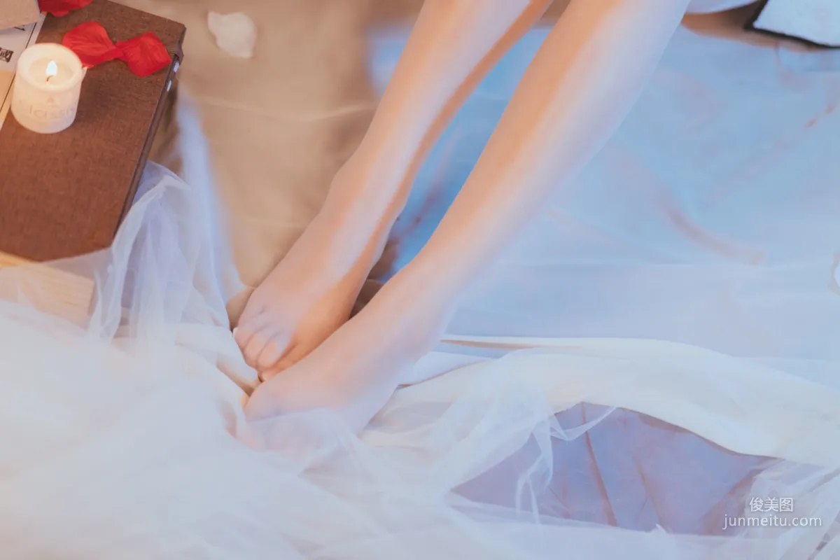 主播米線線sama《白色旗袍》 [COSPLAY少女] 寫真集 5