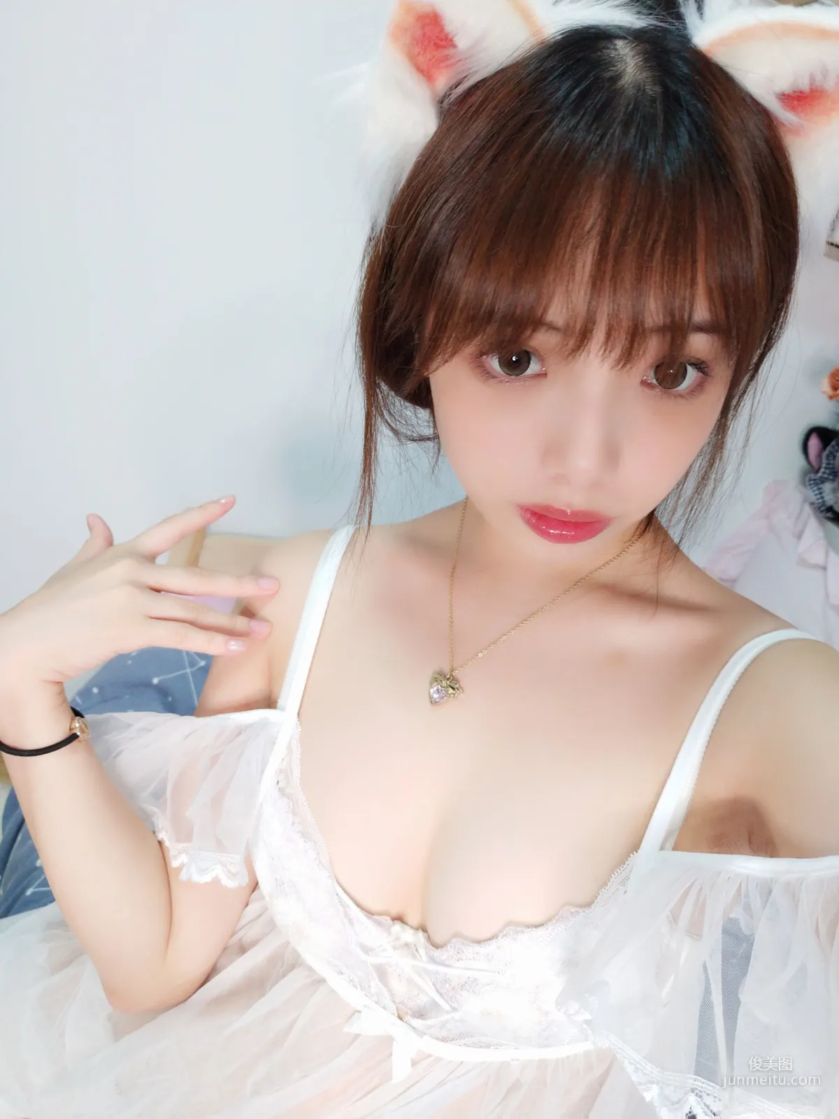雯妹不講道理《自拍本（1号本）白貓》 [COSPLAY福利] 寫真集 14