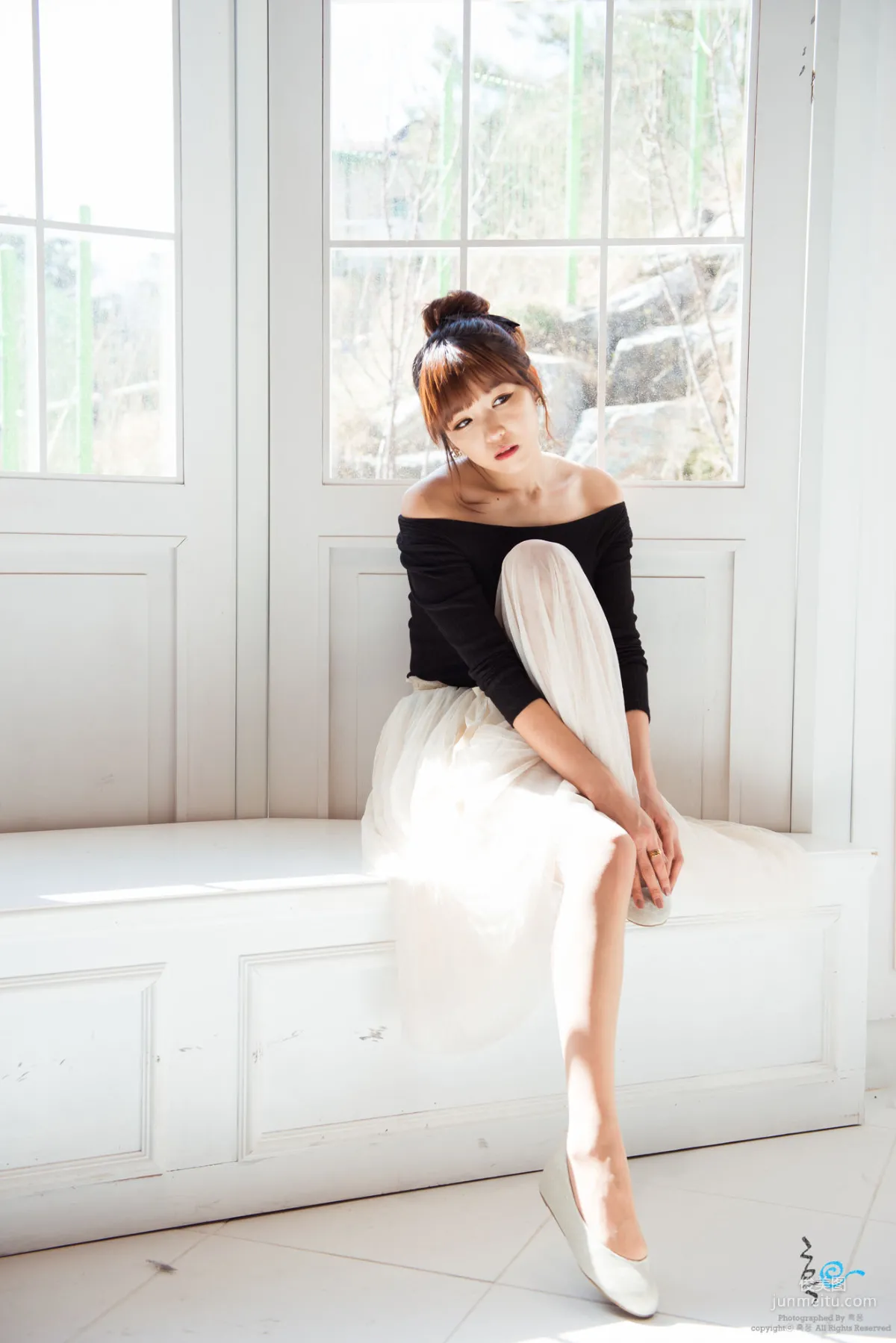 [韩国美女] 李恩慧《白色淑女长裙》 写真集15