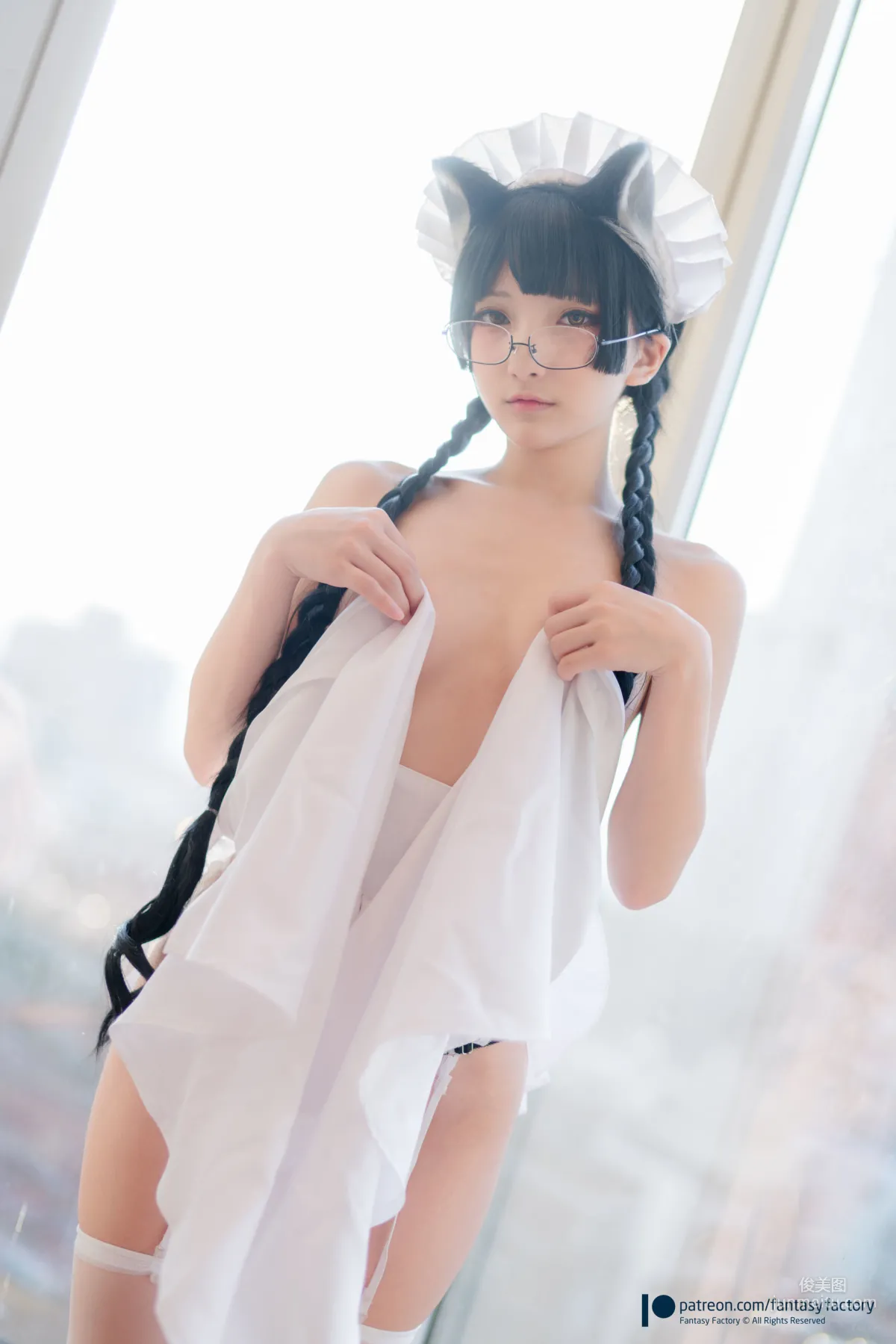 COSER小丁《黑猫女仆》 [Fantasy Factory] 写真集43