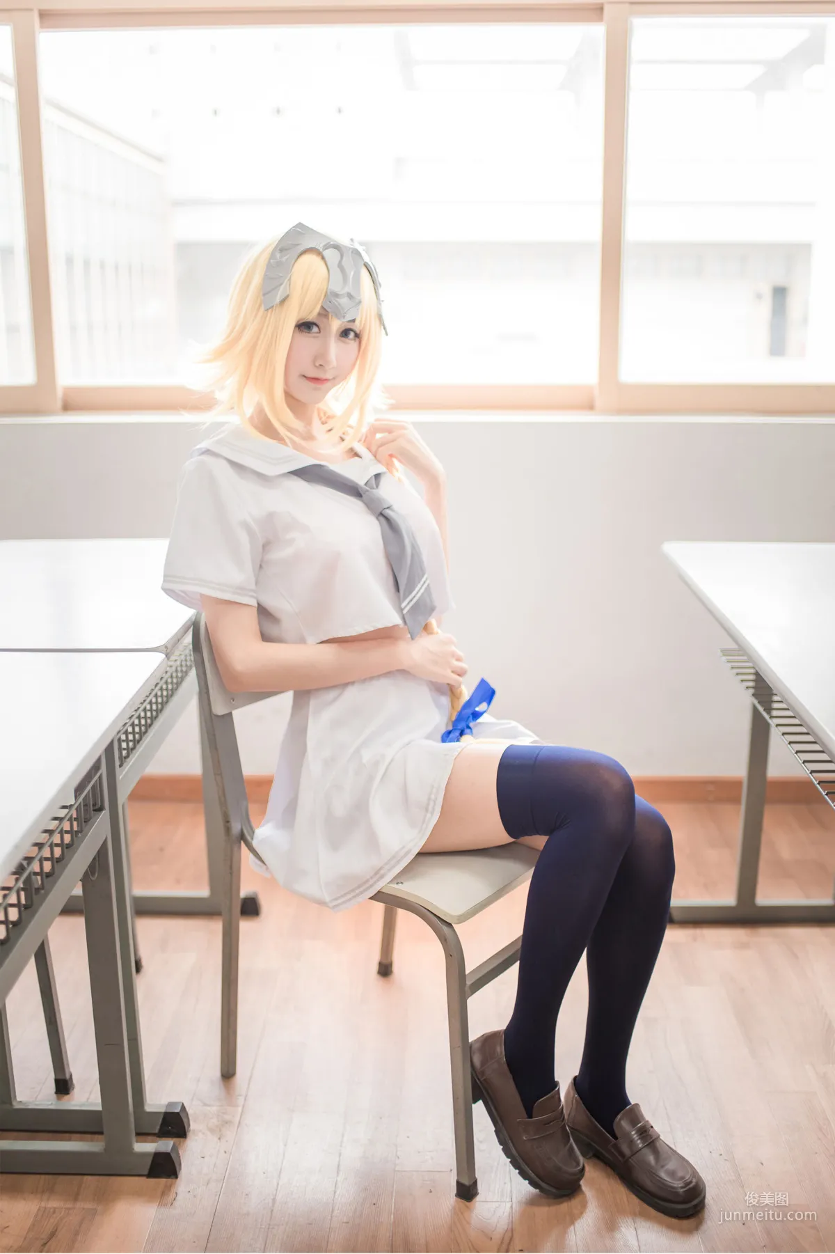 木绵绵《贞德（白）》  [COSER美女] 写真集1