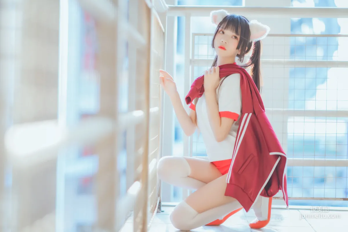 桜桃喵《紅色體操服》 [COSPLAY美女] 寫真集 31