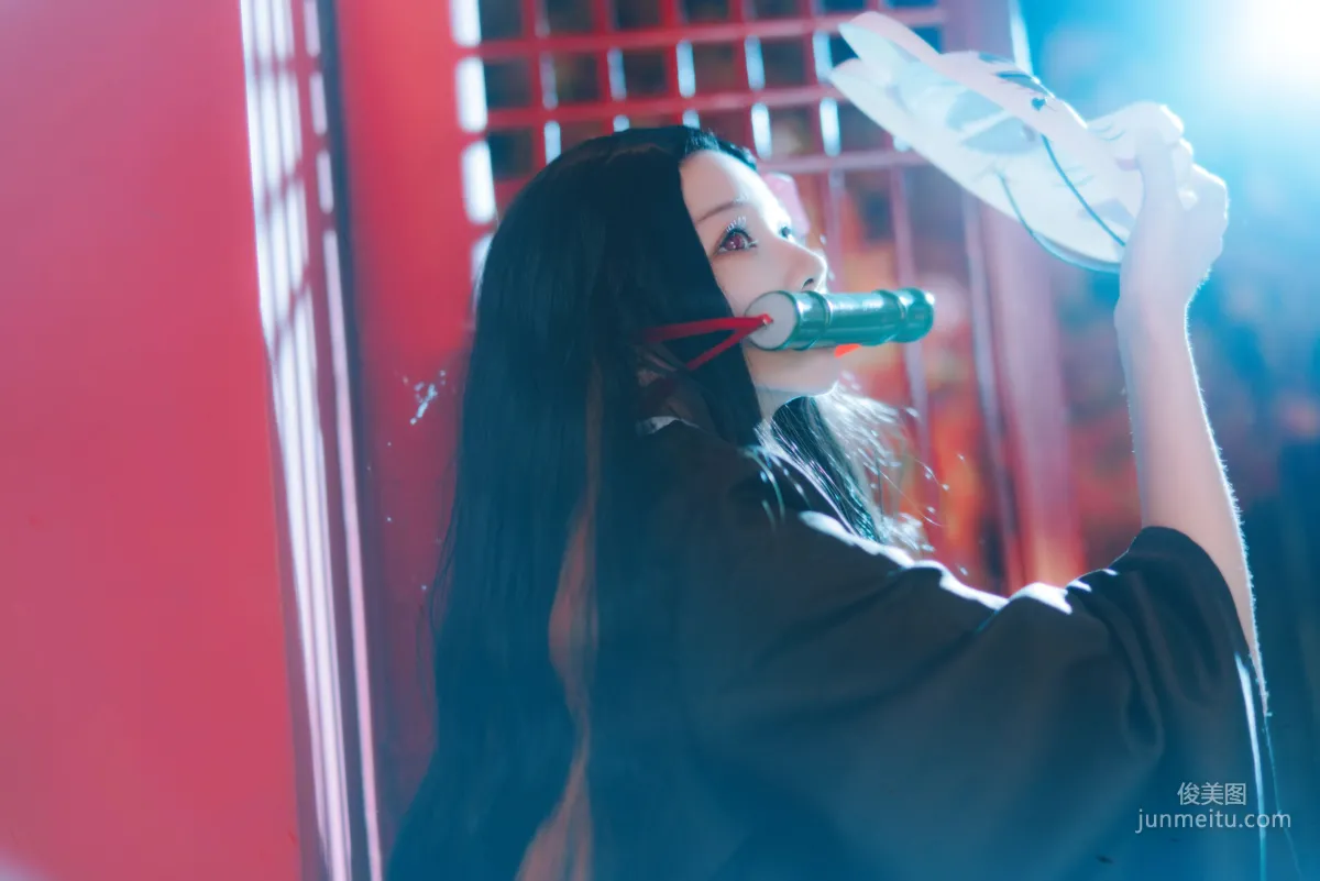 桜桃喵《灶门祢豆子》 [COSPLAY美女] 写真集17